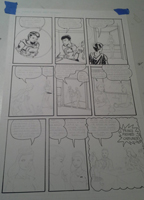 Making a comic page, photo 10