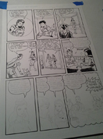 Making a comic page, photo 11