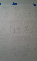 Making a comic page, photo 5