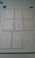 Making a comic page, photo 8