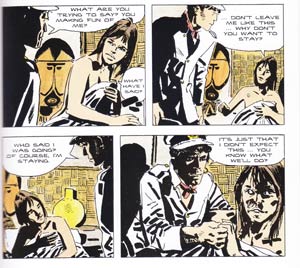 Corto Maltese in the Ballad of the Salt Sea; the judgment of the masks.